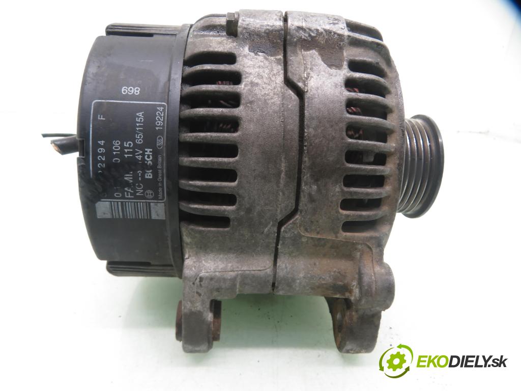 CHRYSLER VOYAGER / GRAND VOYAGER III (GS) MINIVAN 2000 85,00 2.5 TD - ENC 2499,00 Alternátor 38522294F ; 0123510106 (Alternátor)