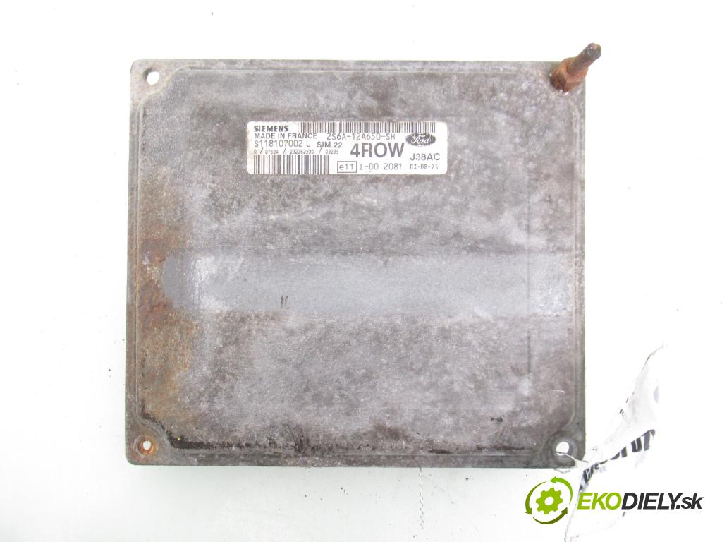 FORD FUSION (JU_) HB 2003 59,00 1.4 - FXJA 1388,00 Riadiaca jednotka Motor 2S6A12A650SH ; S118107002