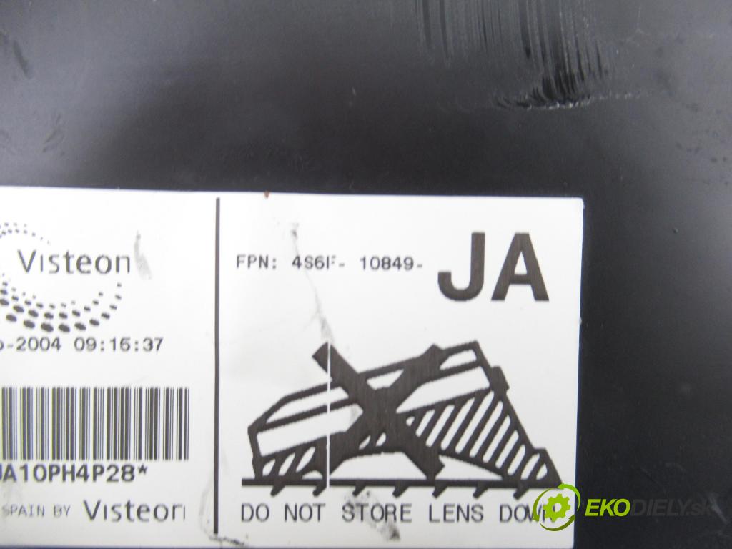 FORD FIESTA V (JH_, JD_) HB 2004 50,00 1.4 TDCi 8V 68 - F6JA 1399,00 Prístrojovka elektrický 4S6F10849JA