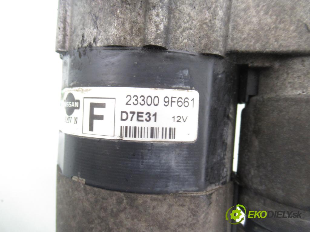 NISSAN ALMERA II (N16) HB 2003 77,00 1.5 - GA15DE 1498,00 startér 233009F661 (Startér)