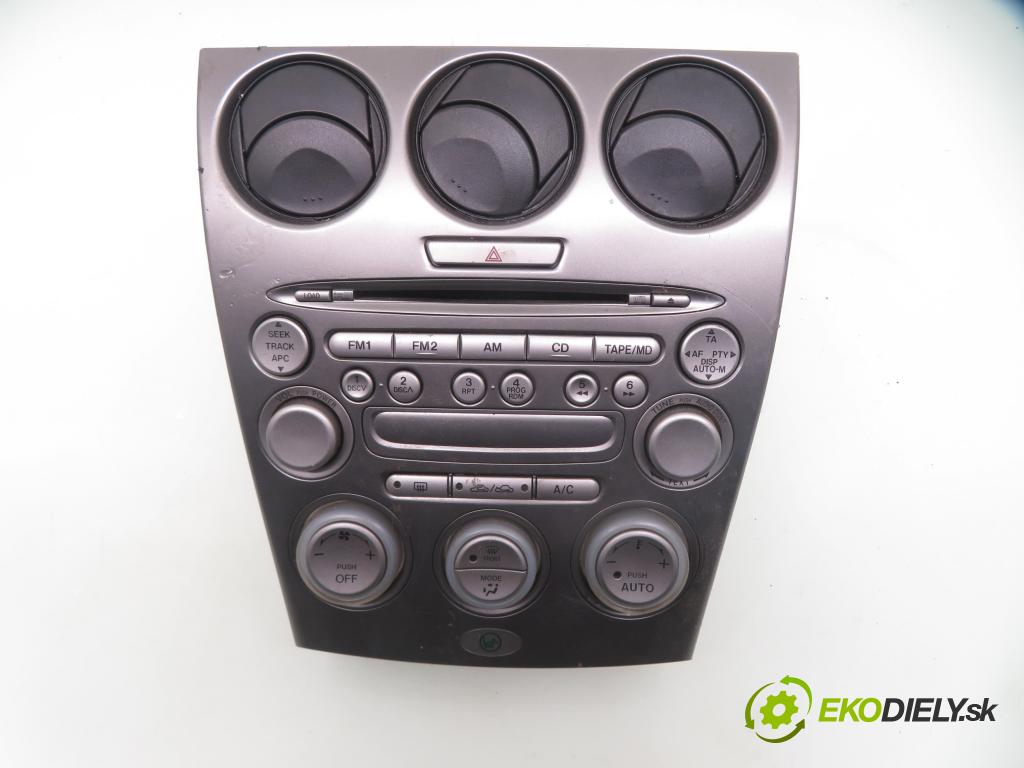 MAZDA 6 Station Wagon (GY) KOMBI 2002 89,00 2.0 DI 121 - RF5C 1998,00 RADIO CD FF011068B