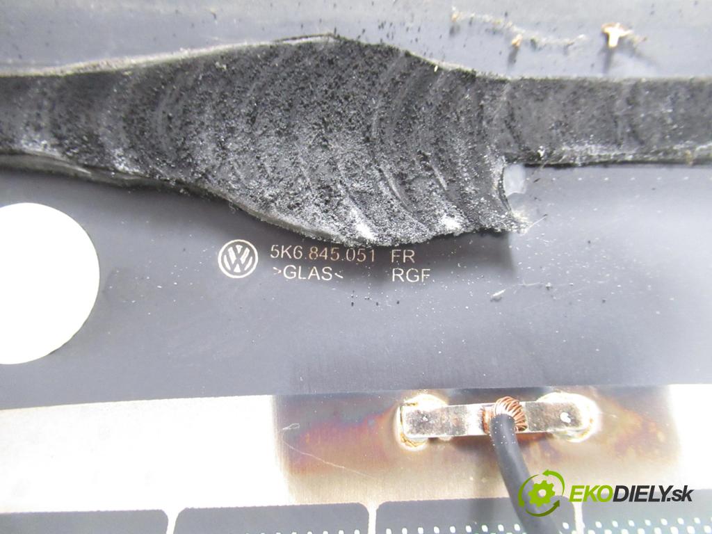 VW GOLF VI (5K1) HB 2011 155,00 2.0 GTi - CCZB 1984,00 Okno zadné kapota