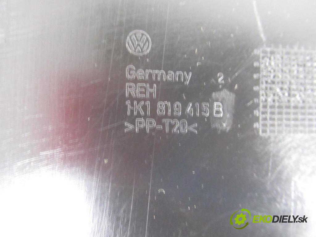 VW GOLF VI (5K1) HB 2011 155,00 2.0 GTi - CCZB 1984,00 Torpédo, plast pod čelné okno 1K1819415B (Torpédo (plast pod čelným sklom))