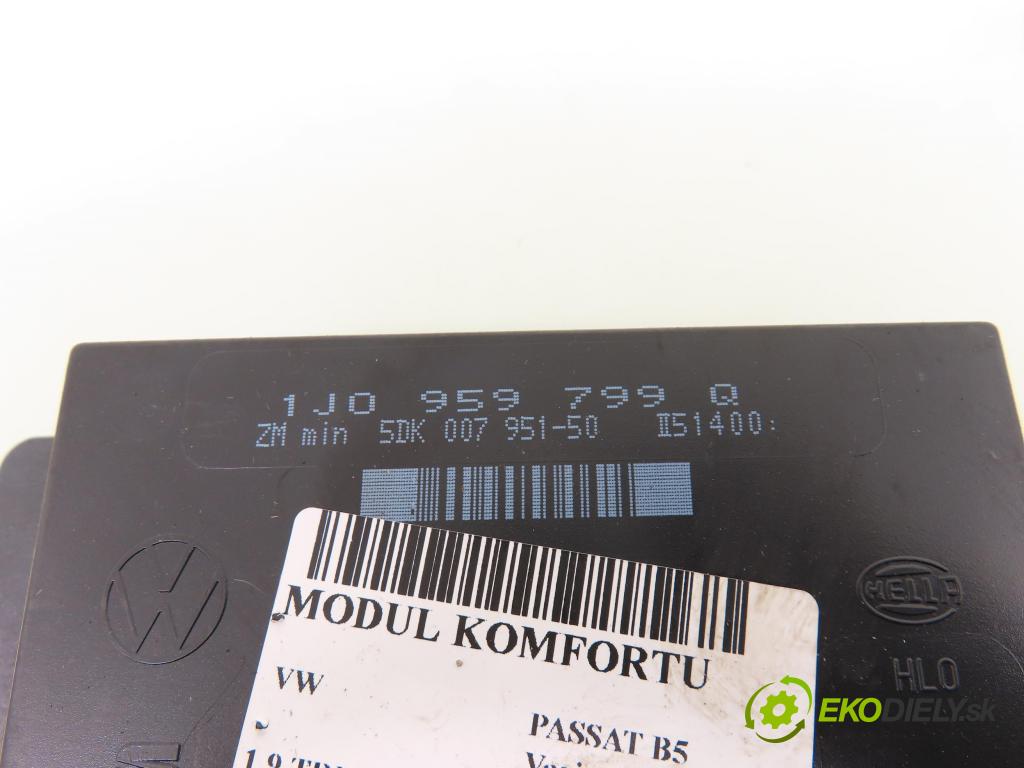 VW PASSAT B5 Variant (3B5) KOMBI 1997 74,00 1.9 TDI - AVB 1896,00 MODUL komfortu 1J0959799Q