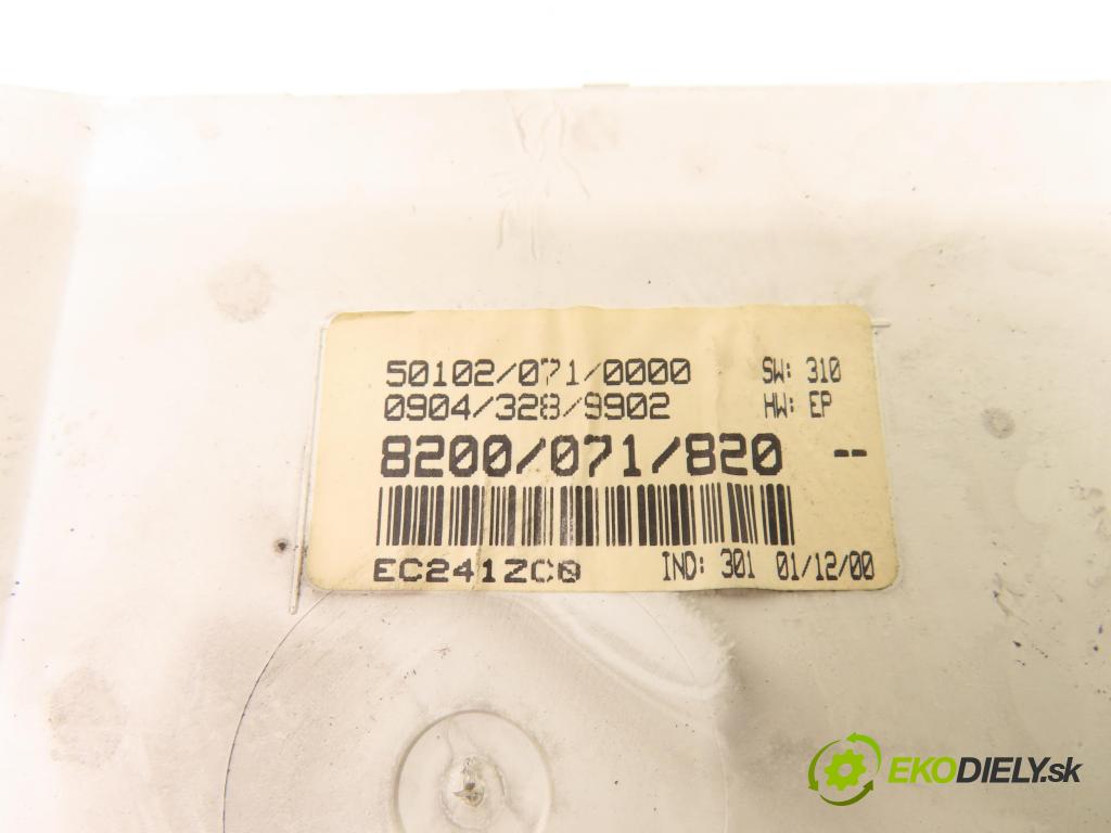 RENAULT SCENIC I (JA0/1_) MINIVAN 2003 75,00 1.9 dCi 102 - F9Q 732 1870,00 Prístrojovka elektrický 8200071820
