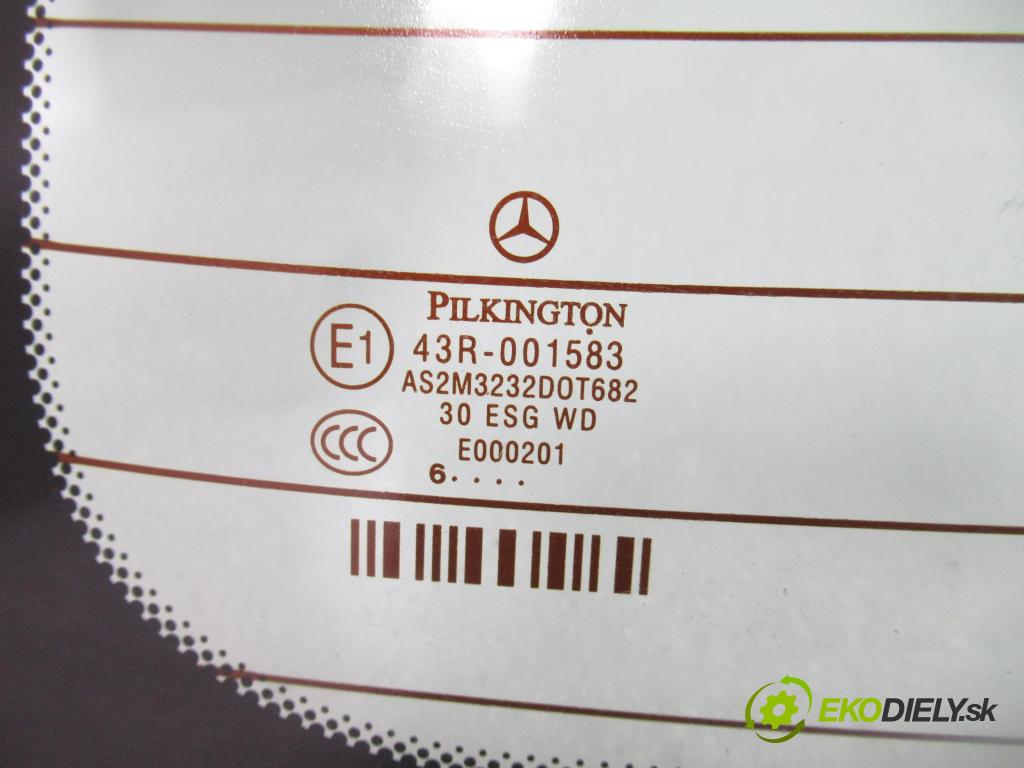 MERCEDES-BENZ KLASA B Sports Tourer (W245) HB 2006 80,00 B 180 CDI 109 - OM 640.940 1991,00 Okno zadné kapota