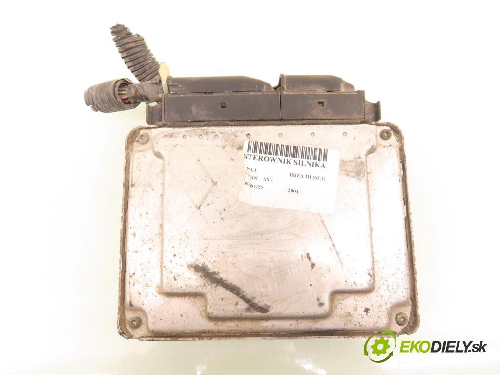 SEAT IBIZA III (6L1) HB 2004 47,00 1.9 SDI - ASY 1896,00 Riadiaca jednotka Motor 038906012HP ; 0281011320