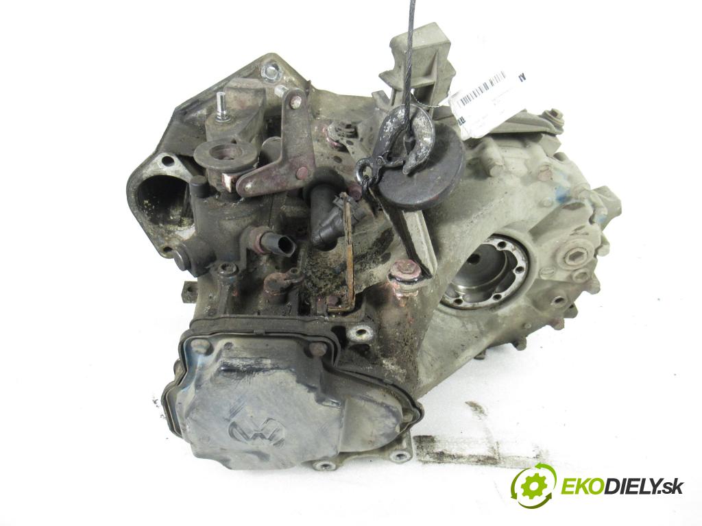 VW TRANSPORTER V Skrzynia (7HA, 7HH, 7EA, 7EH) FURGON 2007 75,00 1.9 TDI - BRS 1896,00 převodovka MANUALNA JQT