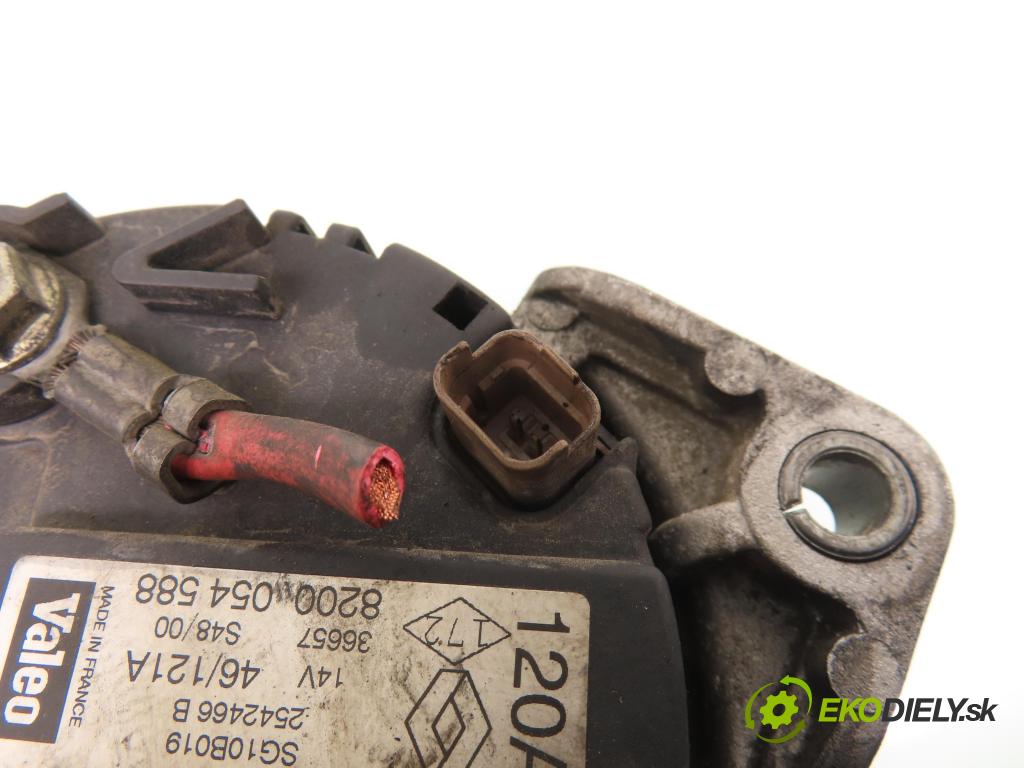 RENAULT SCENIC I (JA0/1_) MINIVAN 2000 75,00 1.9 dCi 102 - F9Q 732 1870,00 Alternátor 8200054588 (Alternátor)