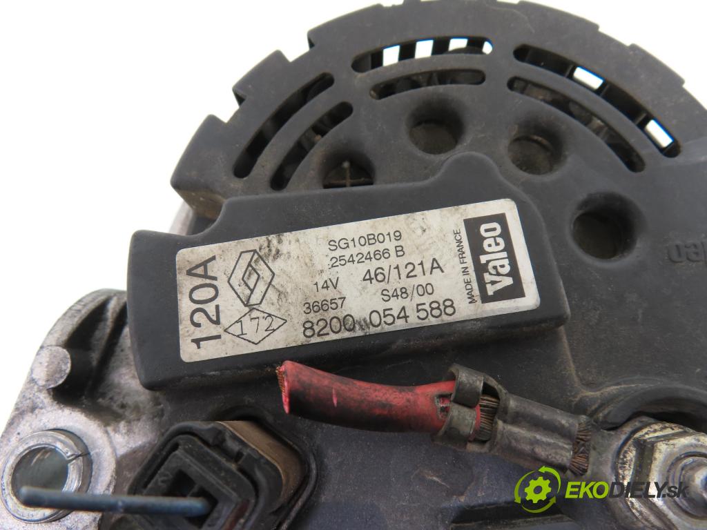 RENAULT SCENIC I (JA0/1_) MINIVAN 2000 75,00 1.9 dCi 102 - F9Q 732 1870,00 Alternátor 8200054588 (Alternátor)