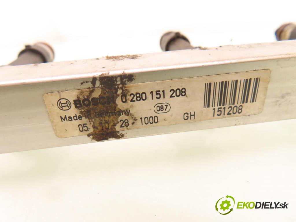 OPEL CORSA D (S07) HB 2006 59,00 1.2 - Z 12 XEP 1229,00 Lišta vstrekovacia 0280158501 ; 0280151208 (Vstrekovacia lišta)