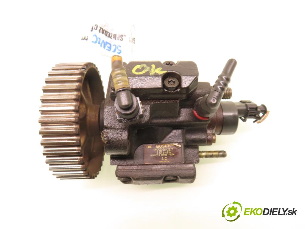 RENAULT SCENIC I (JA0/1_) MINIVAN 2003 75,00 1.9 dCi 102 - F9Q 732 1870,00 Pumpa vysokého tlaku 0445010018 ; 7700111010 ; 0281002381