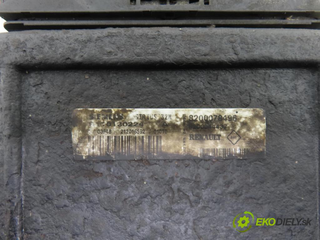 RENAULT ESPACE III (JE0_) MINIVAN 1998 103,00 2.0 16V  F4R 700 140 1998,00 Riadiaca jednotka Motor S110130224A ; 8200078496 ; 8200044437