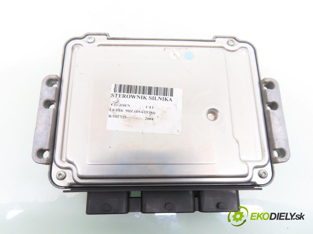 CITROEN C4 I (LC_) HB 2004 80,00 1.6 HDi 109 - 9HZ (DV6TED4) 1560,00 Riadiaca jednotka Motor 0281011630 ; 9656494380