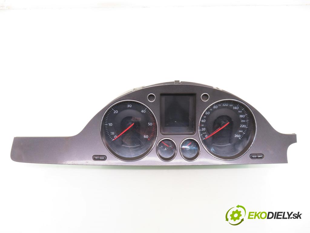 VW PASSAT B6 Variant (3C5) KOMBI 2005 103,00 2.0 TDI 16V - BKP 1968,00 Prístrojovka elektrický A2C53145550