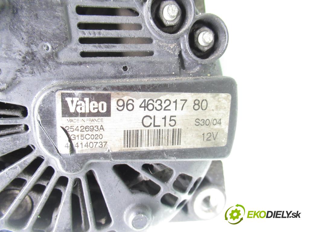 CITROEN C5 I Break (DE_) KOMBI 2004 80,00 2.0 HDi 8V 109 - RHZ 1997,00 Alternátor 9646321780 (Alternátor)