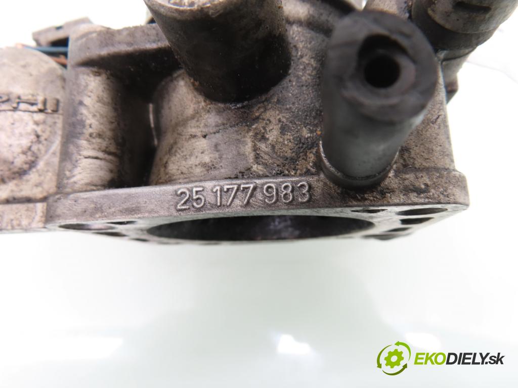 OPEL ZAFIRA A Nadwozie Wielkopojemne (MPV) (T98)  MINIVAN 1999 74,00 1.6 16V - X 16 XEL 1598,00 Škrtiaca klapka 25177983 (Škrtiaca klapka)