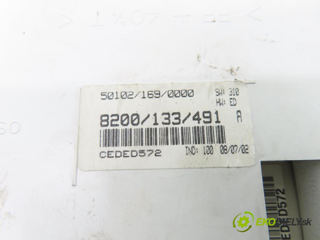 RENAULT KANGOO (KC0/1_) KOMBIVAN 2002 40,00 D 55 1.9 (KC0D) - F8Q 662 1870,00 Prístrojovka elektrický 8200133491A