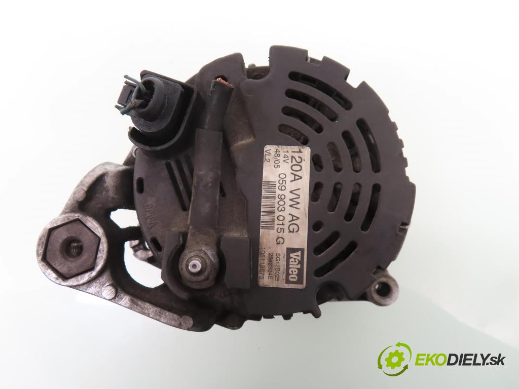 AUDI A4 (8D2, B5) SEDAN 1998 110,00 2.5 TDI - AFB 2496,00 Alternátor 059903015G ; SG12B025 ; 2542324E (Alternátor)