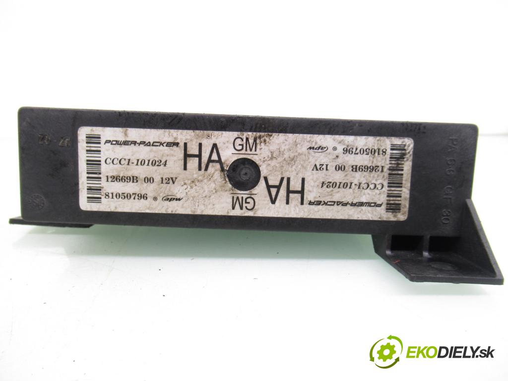 OPEL ASTRA G Кabriolet (F67) CABRIO 2002 74,00 1.6 16V - Z 16 XE 1598,00 riadiaca jednotka / MODUL INNE: 81050796 ; CCC1101024