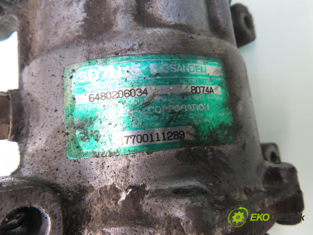 RENAULT ESPACE III (JE0_) MINIVAN 1998 103,00 2.0 16V  F4R 700 140 1998,00 KOMPRESOR: klimatizácie 7700111289 (Kompresor klimatizácie)