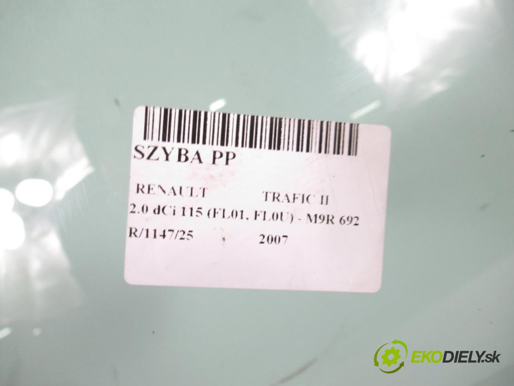 RENAULT TRAFIC II Skrzynia (FL) FURGON 2007 84,00 2.0 dCi 115 - M9R 780 1995,00 Okno PP