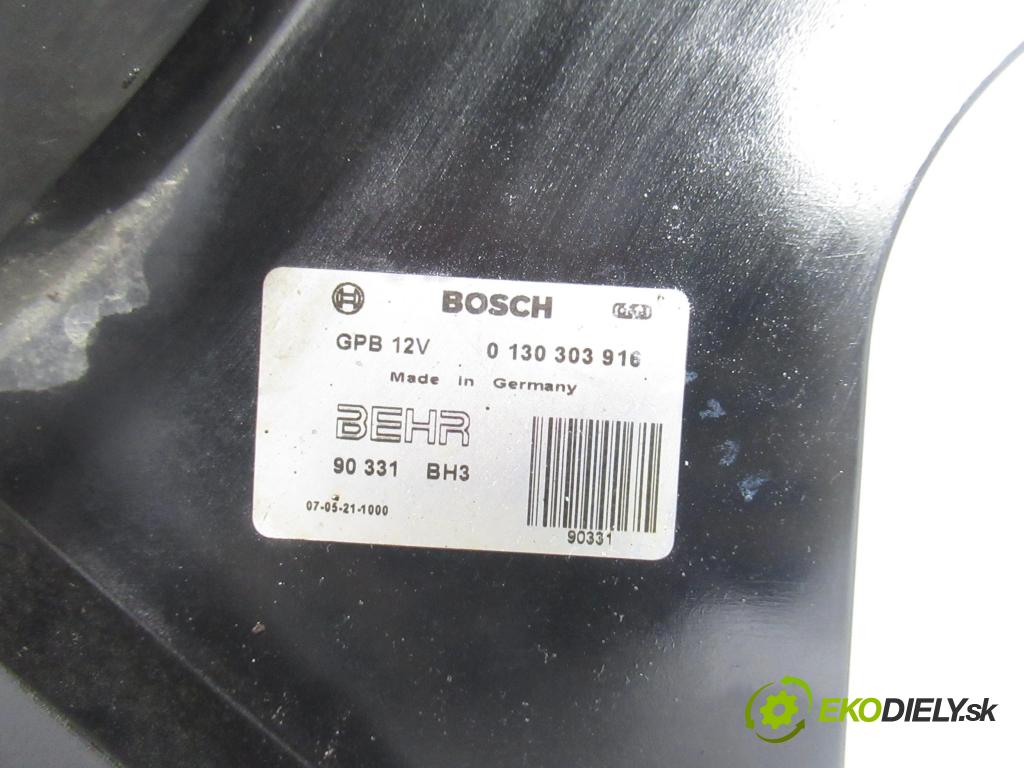 VW TRANSPORTER V Skrzynia (7HA, 7HH, 7EA, 7EH) FURGON 2007 75,00 1.9 TDI - BRS 1896,00 Ventilátor chladič vody 0130303916 ; 7H0121207 ; 7H0959455A