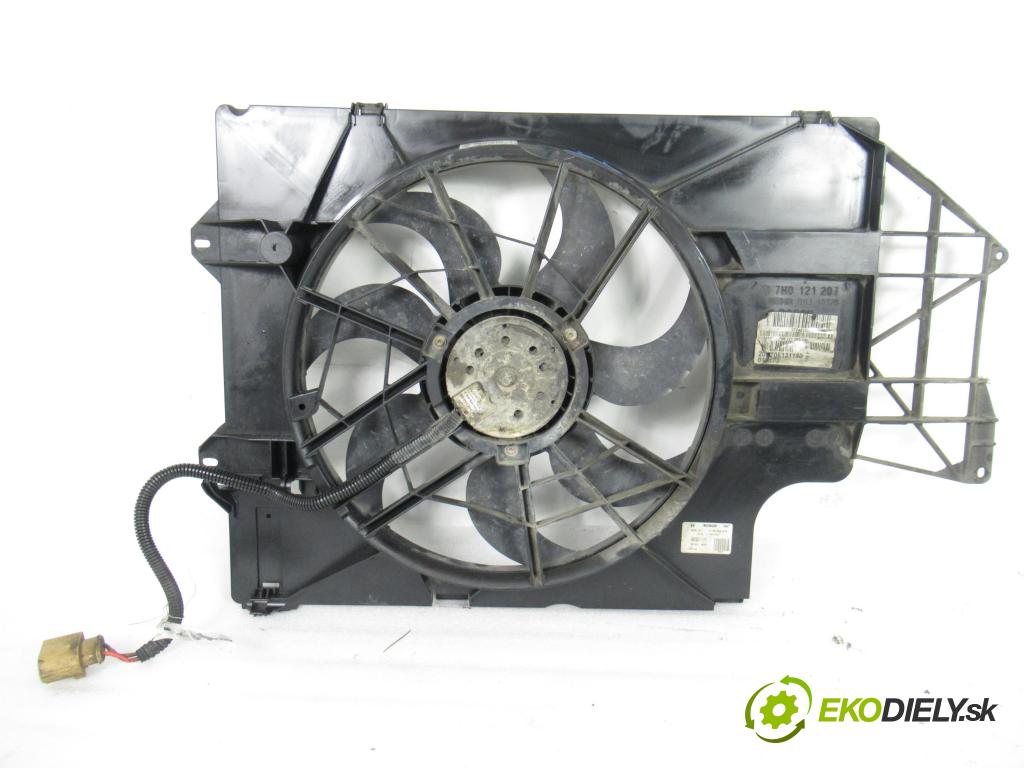 VW TRANSPORTER V Skrzynia (7HA, 7HH, 7EA, 7EH) FURGON 2007 75,00 1.9 TDI - BRS 1896,00 Ventilátor chladič vody 0130303916 ; 7H0121207 ; 7H0959455A