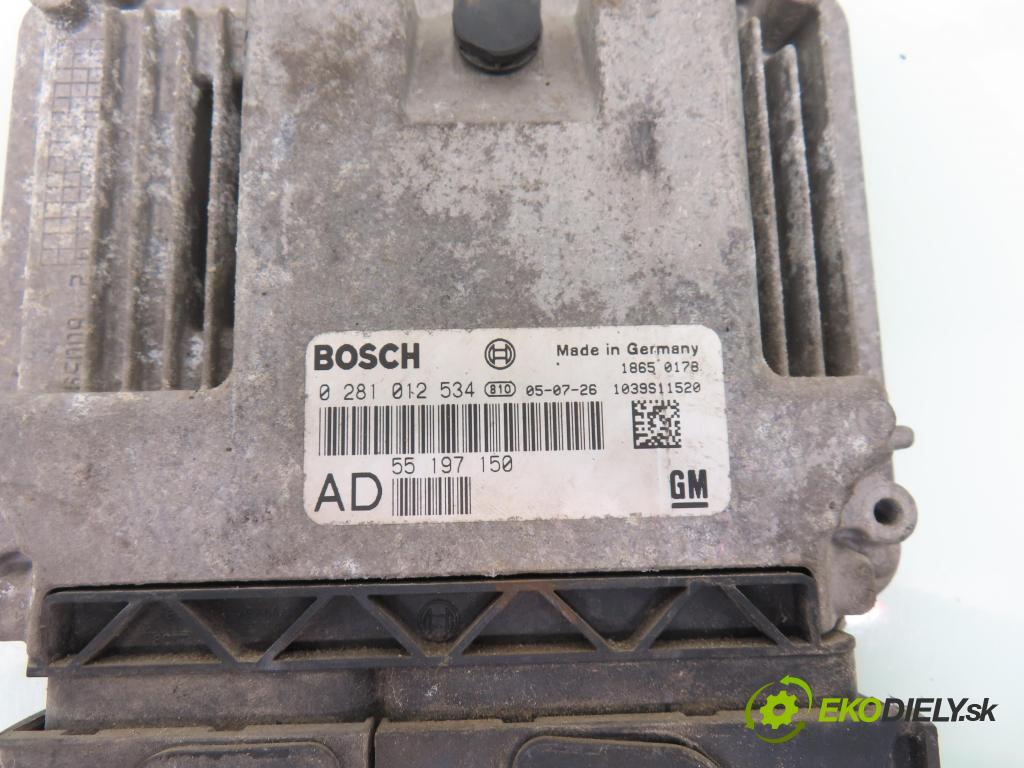 OPEL SIGNUM HB 2005 110,00 1.9 CDTI 150 1910,00 Riadiaca jednotka Motor 0281012534 ; 55197150
