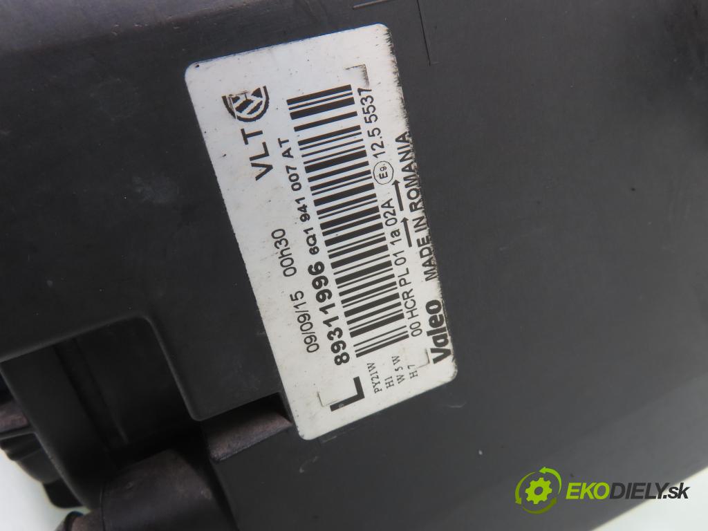 VW POLO (9N_) HB 2006 47,00 1.2 12V 64 - AZQ 1198,00 Svetlo LP 89311996 ; 6Q1941007AT