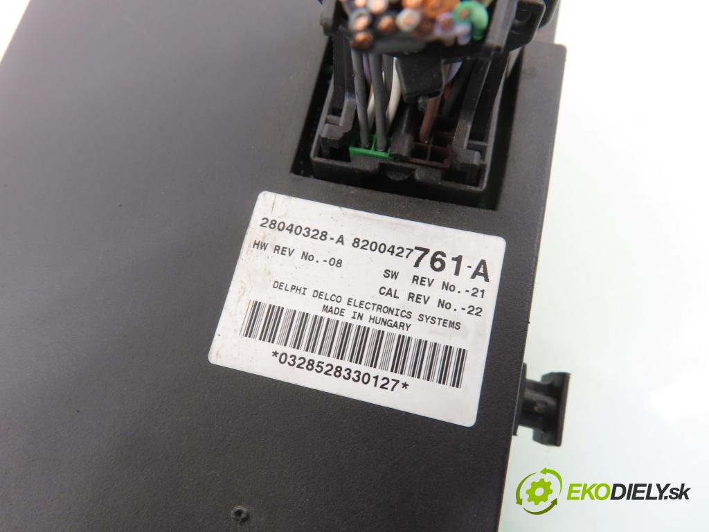 RENAULT ESPACE IV (JK0/1_) MINIVAN 2003 120,00 2.0 Turbo (JK0A, JK0B, JK0N) - F4R 796 1998,00 MODUL komfortu 8200427761A ; 28040328A