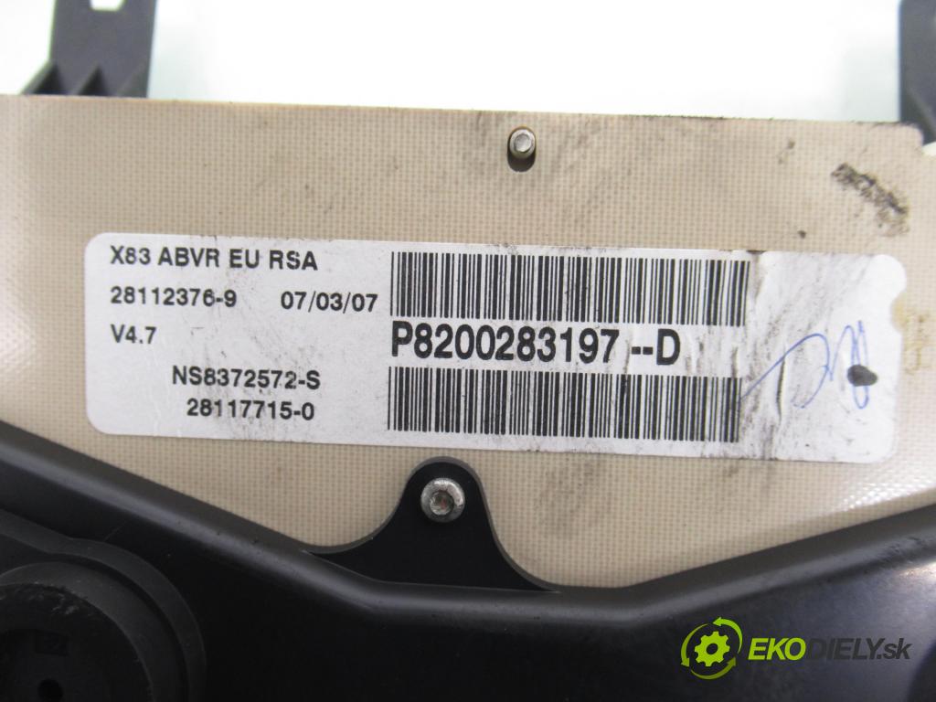 RENAULT TRAFIC II Skrzynia (FL) FURGON 2007 84,00 2.0 dCi 115 (FL01, FL0U) - M9R 692 1995,00 Prístrojovka elektrický P8200283197