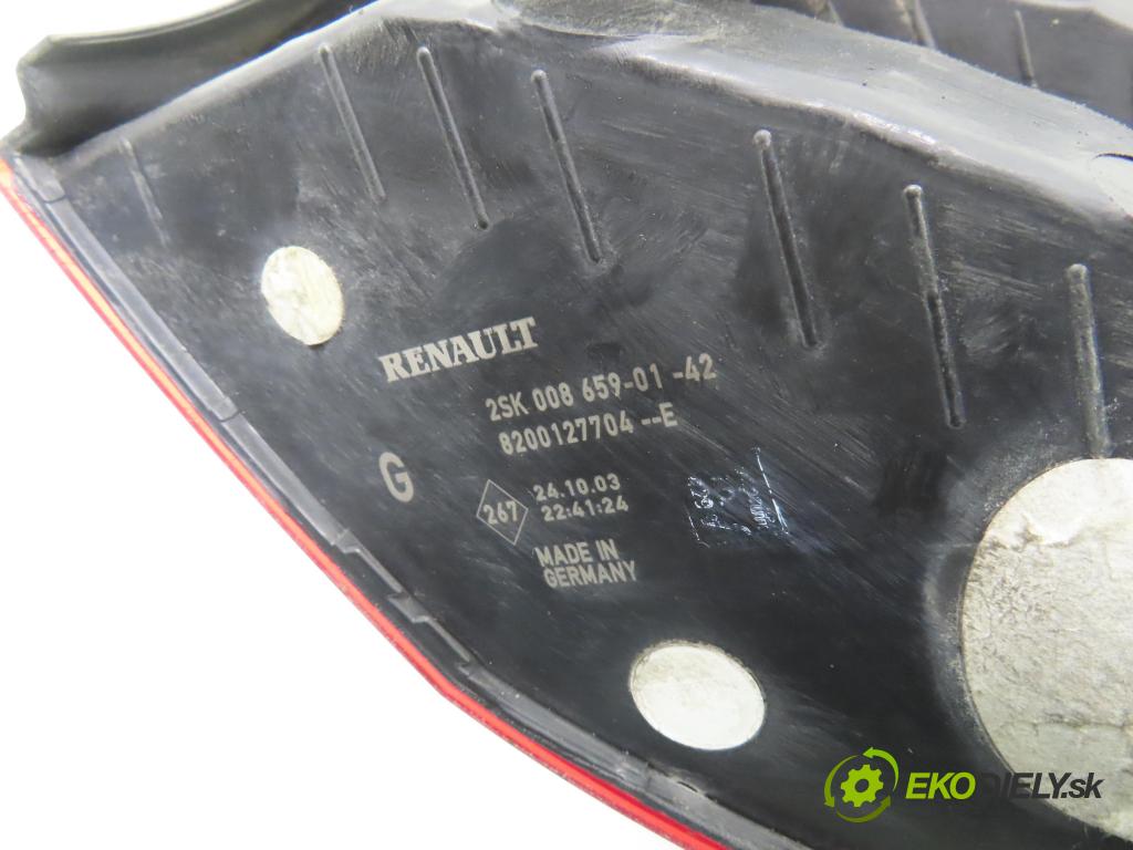 RENAULT SCENIC II (JM0/1_) MINIVAN 2003 83,00 1.6 (JM0C, JM0J, JM1B) - K4M 782 1598,00 Svetlo ľavé zadné 8200127704E ; 2SK00865901