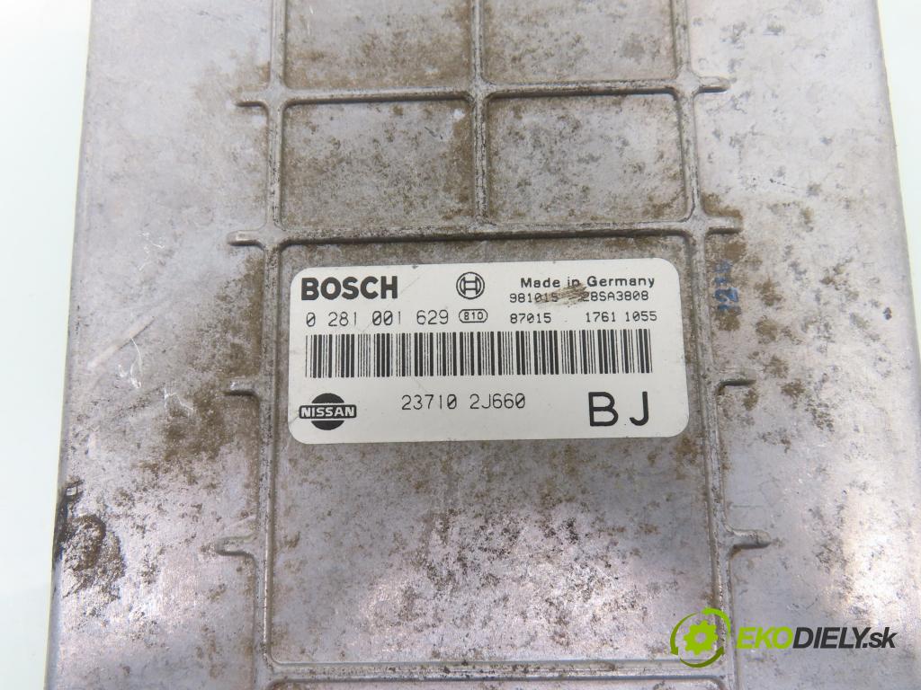 NISSAN PRIMERA Traveller (WP11) KOMBI 1999 66,00 2.0 TD - CD20T 1974,00 Riadiaca jednotka Motor 0281001629 ; 237102J660