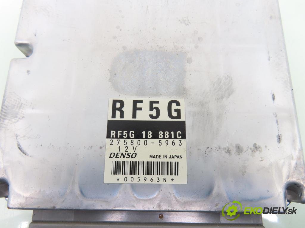 MAZDA MPV II (LW) MINIVAN 2002 100,00 2.0 DI 136 1998,00 Riadiaca jednotka Motor 2758005963 ; RF5G18881C