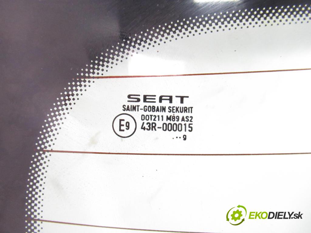 SEAT IBIZA IV SPORTCOUPE (6J1, 6P5) HB 2009 51,00 1.2 - CGPA 1198,00 Okno zadné kapota