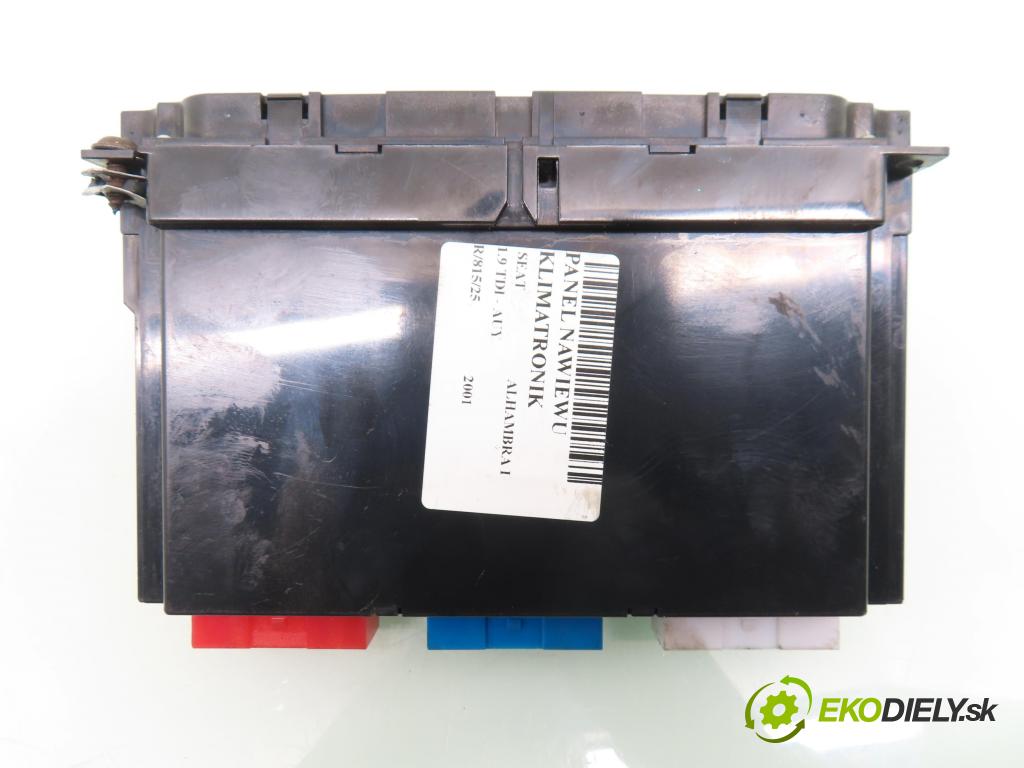 SEAT ALHAMBRA (7V8, 7V9) MINIVAN 2001 85,00 1.9 TDI PD 115 - AUY 1896,00 Panel kúrenia KLIMATRONIK 7M7907040E ; 5HB00796330