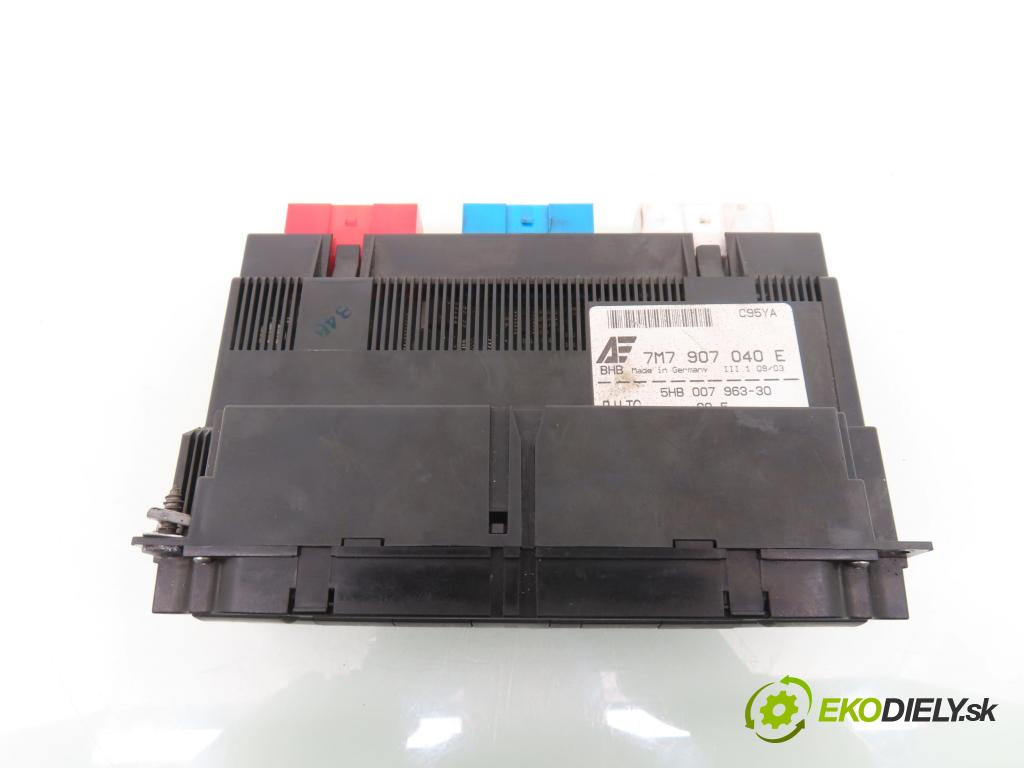 SEAT ALHAMBRA (7V8, 7V9) MINIVAN 2001 85,00 1.9 TDI PD 115 - AUY 1896,00 Panel topení KLIMATRONIK 7M7907040E ; 5HB00796330