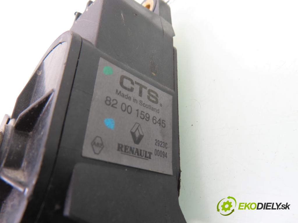 RENAULT SCENIC II (JM0/1_) MINIVAN 2003 83,00 1.6 (JM0C, JM0J, JM1B) - K4M 782 1598,00 potenciometr plynového pedálu 8200159645 (Potenciometr plynového pedálu)