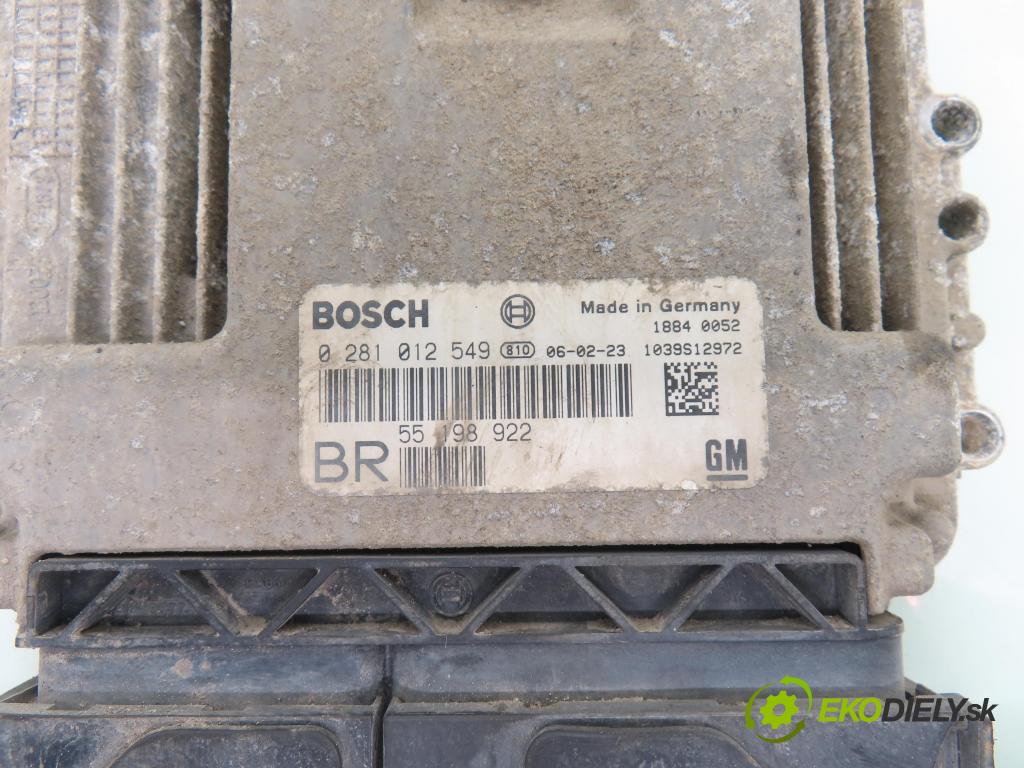OPEL ASTRA H Kombi (A04) KOMBI 2006 74,00 1.9 CDTI - Z 19 DTL 1910,00 Riadiaca jednotka Motor 0281012549 ; 55198922
