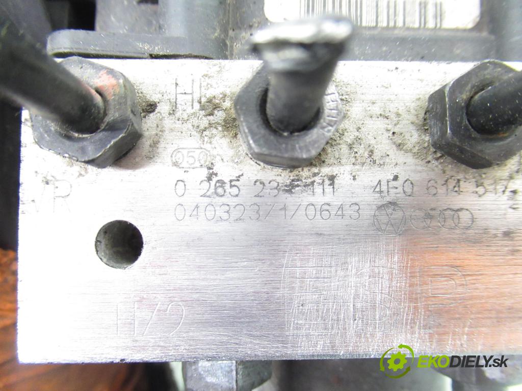 AUDI A6 (4F2, C6) SEDAN 2004 155,00 3.0 TDI quattro - BNG 2967,00 Pumpa ABS 0265234111 ; 4F0614517A ; 4F0910517A (Pumpa ABS)