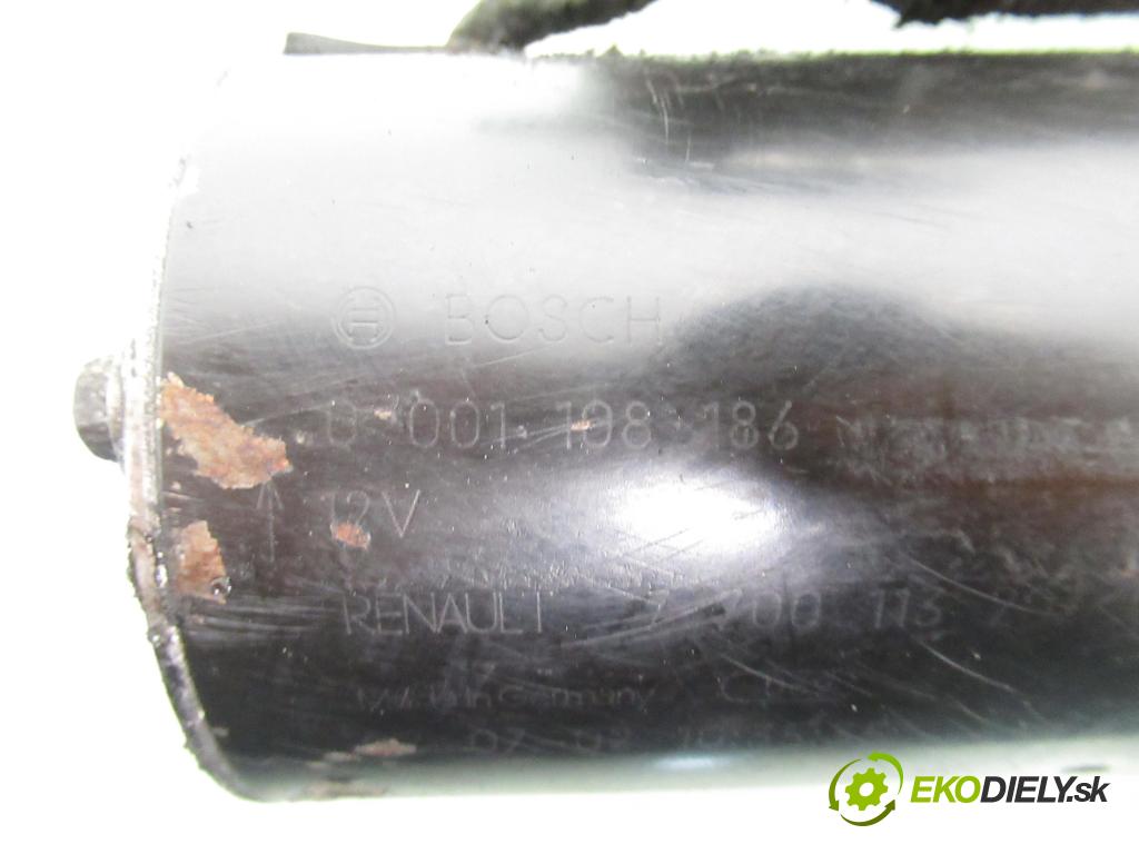 RENAULT KANGOO (KC0/1_) KOMBIVAN 2002 40,00 D 55 1.9 (KC0D) - F8Q 662 1870,00 Štartér 0001108186 ; 7700113207 (Štartér)