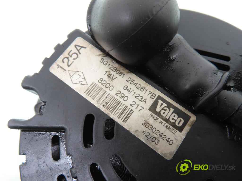 NISSAN PRIMERA Kombi (WP12) KOMBI 2003 88,00 1.9 dCi 120 - F9Q 1870,00 Alternátor 8200290217 (Alternátor)