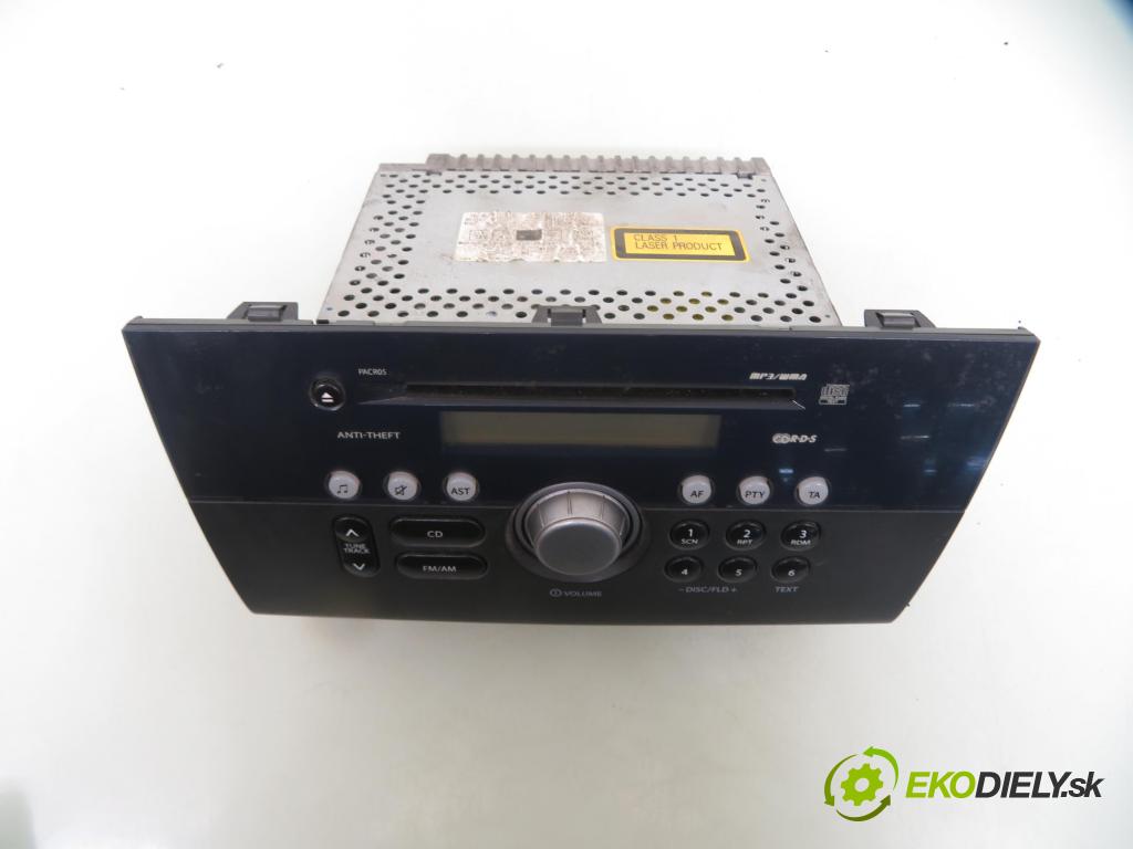 SUZUKI SWIFT III (MZ, EZ) HB 2008 67,00 1.3 91 - M13A 1328,00 RADIO CD 3910162J30 ; 3910162J3