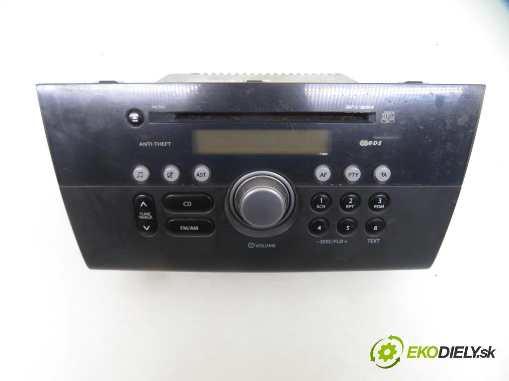 SUZUKI SWIFT III (MZ, EZ) HB 2008 67,00 1.3 91 - M13A 1328,00 RADIO CD 3910162J30 ; 3910162J3