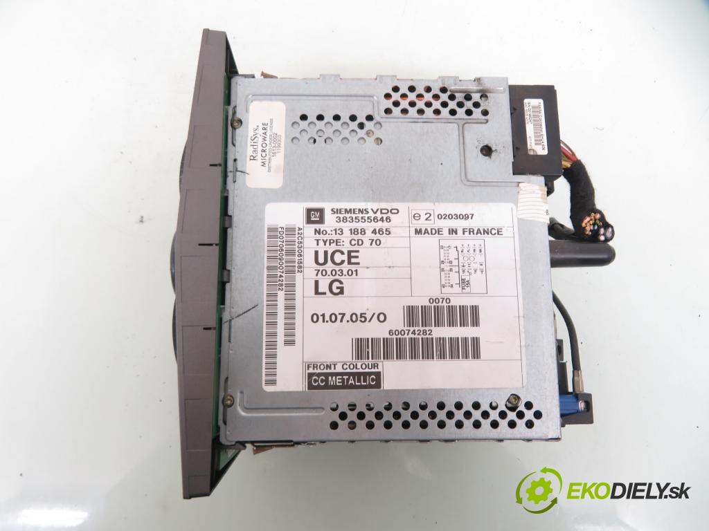 OPEL ASTRA H Kombi (A04) KOMBI 2006 74,00 1.9 CDTI - Z 19 DTL 1910,00 RADIO CD 13188465 ; 383555646 ; 13111163