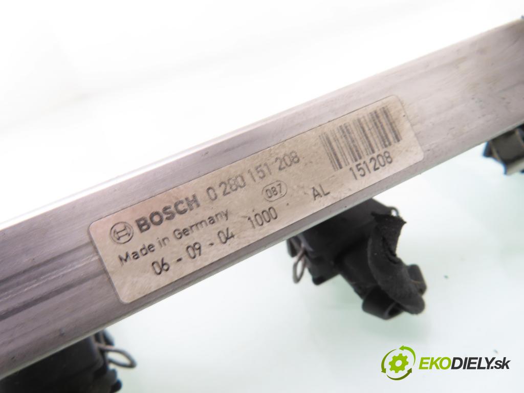 OPEL CORSA D (S07) HB 2006 59,00 1.2 - Z 12 XEP 1229,00 Lišta vstrekovacia 0280151208 ; 0280158501 (Vstrekovacia lišta)