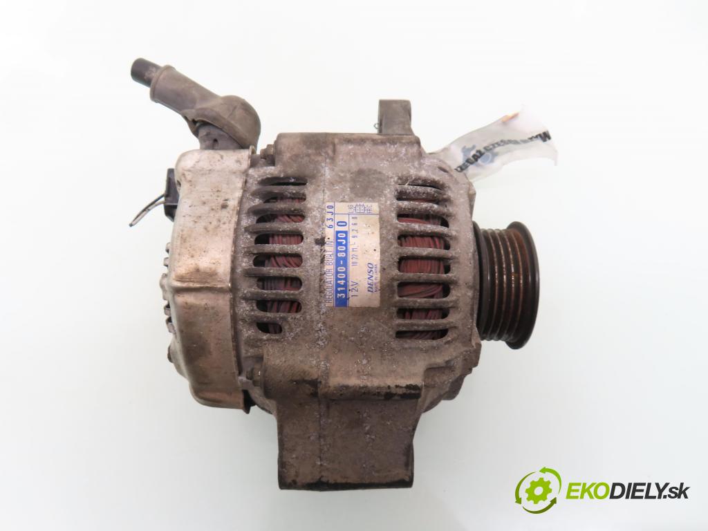 SUZUKI SWIFT III (MZ, EZ) HB 2008 67,00 1.3 91 - M13A 1328,00 Alternátor 3140080J00 ; 1022119260 (Alternátor)