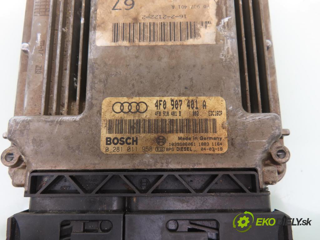 AUDI A6 (4F2, C6) SEDAN 2004 155,00 3.0 TDI quattro - BNG 2967,00 Riadiaca jednotka Motor 4F0907401A ; 0281011958