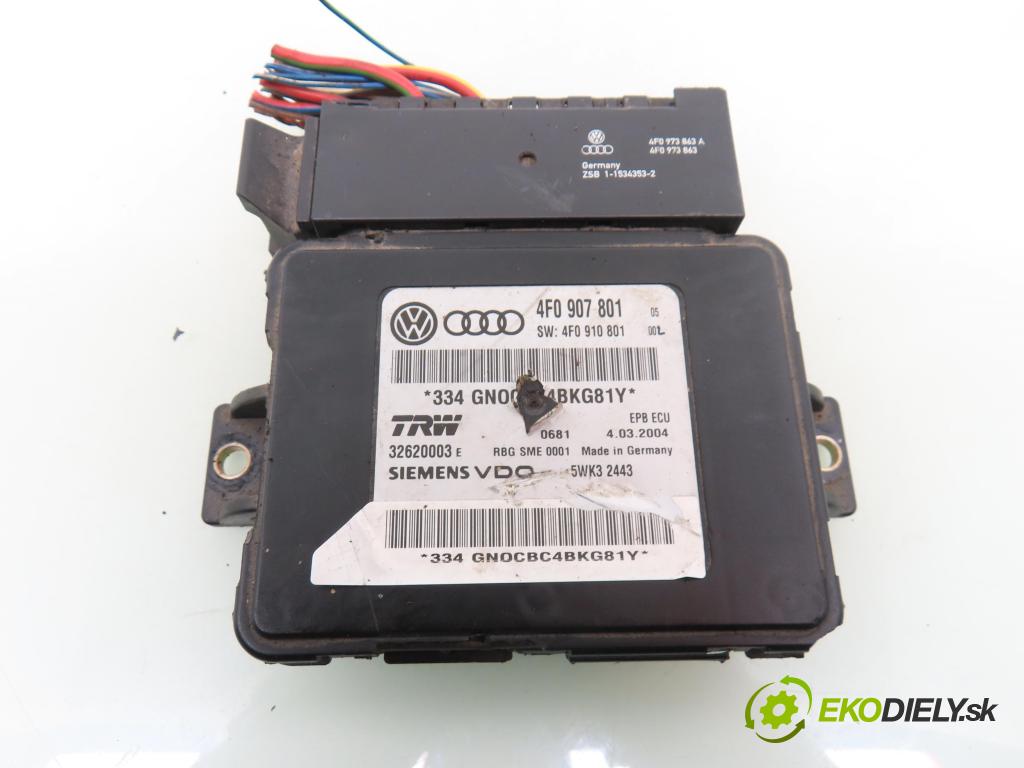 AUDI A6 (4F2, C6) SEDAN 2004 155,00 3.0 TDI quattro - BNG 2967,00 Riadiaca jednotka brzdy MANUÁLNY: 4F0907801 ; 4F0910801
